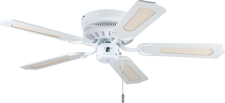 Actual product image Deko Ceiling Fan White Liane with Pull Switch 132 cm