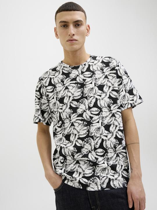 Actual product image Jack & Jones All Over Print Rundhalsausschnitt T-shirt T-shirt (S)