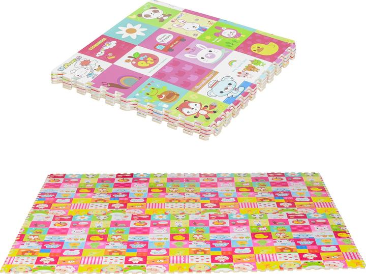 Produktbild Homcom Puzzlematte 16-teilig (61.5 x 61.5 x 1 cm)