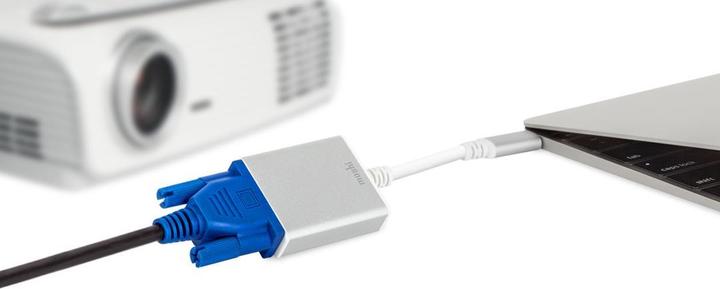 Immagine prodotto Moshi Adattatore da USB-C a VGA - Argento (USB-C, 1.30 cm)