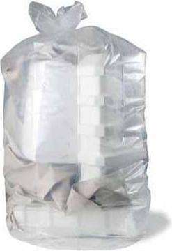 Image du produit Transpak Sac poubelle Premium taille XL dimensions 800+500x2200mm épaisseur 90µ PE transparent contenu 1000l (50 x, 1000 l)
