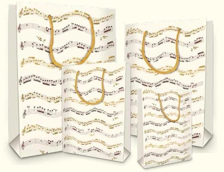 Produktbild Dekorative Tasche BXS502C37B Musica klein (Geschenktüte)