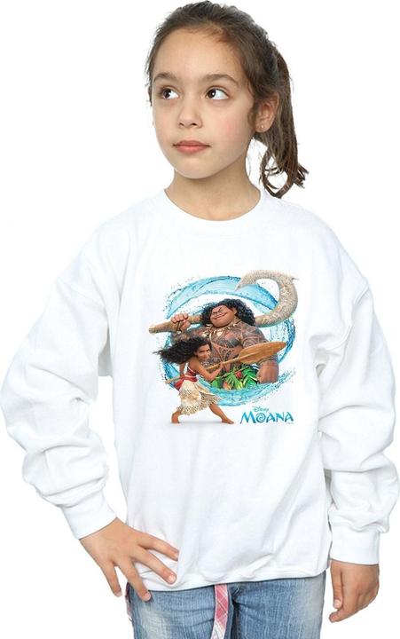 Produktbild Disney Moana And Maui Wave Sweatshirt Mädchen (140, 146)