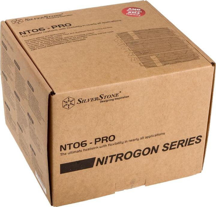 Produktbild Silverstone SST-NT06-PRO-V2 Nitrogon CPU-Kühler (82 mm)