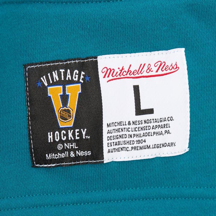 Produktbild Mitchell & Ness M&N San Jose Sharks NHL Lace-Up Heritage Hoody - M (M)