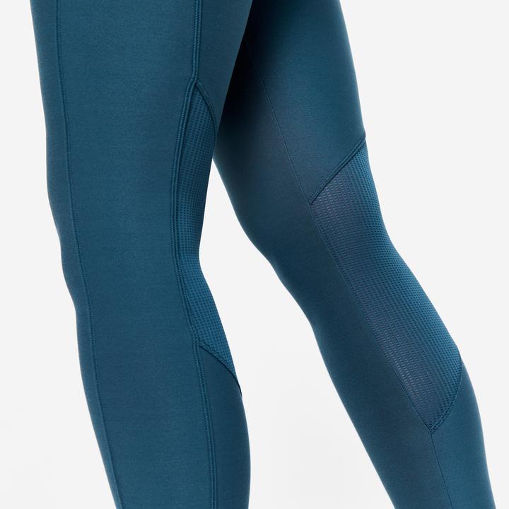 Image du produit Domyos leggings sport femme poche téléphone taille haute - bleu (W26/L30)
