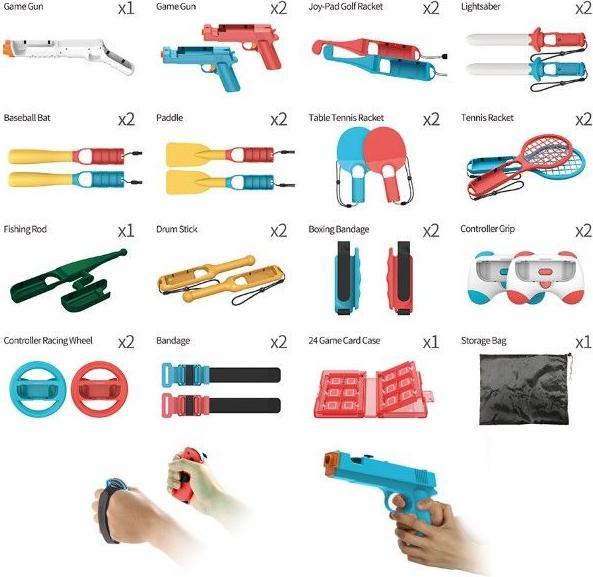 Actual product image Dobe 28 in 1 Connector Pack Nintendo Switch (Switch)