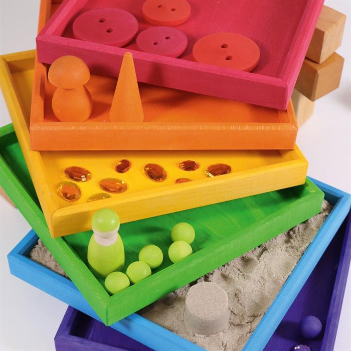 Image du produit Grimm's 10134 Kit cadre en bois arc-en-ciel