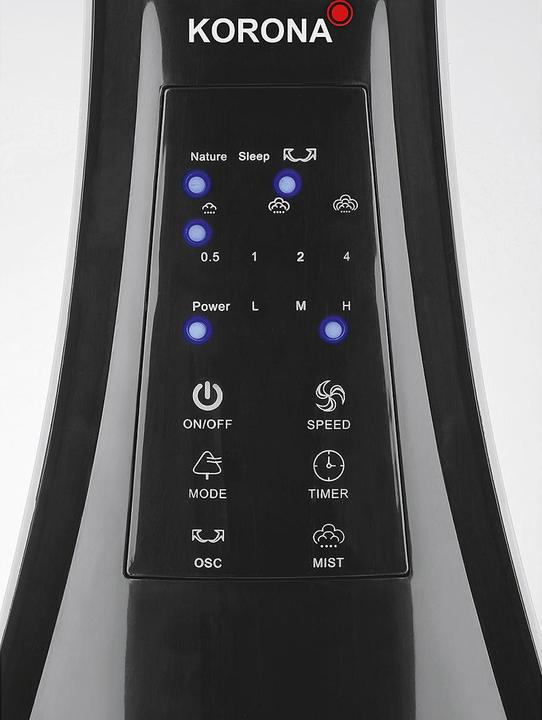Image du produit Korona Ventilateur sur pied 81102 avec fonction de pulvérisation et télécommande