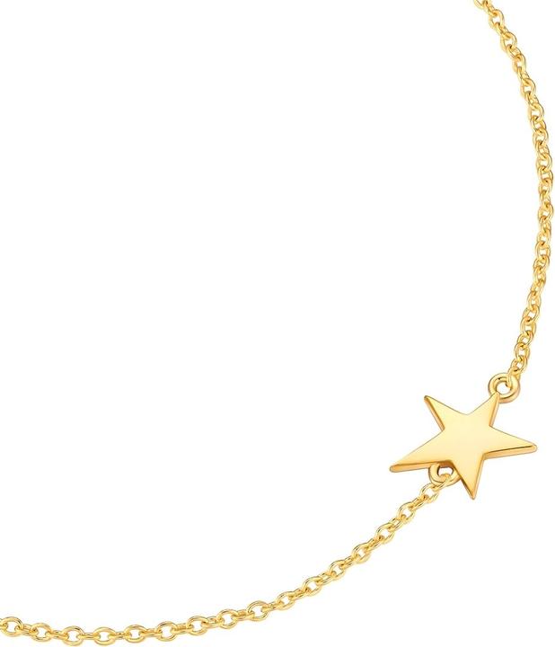 Immagine prodotto Glanzstücke München Bracciale da donna con stella in argento - 34454 (17 cm, Argento)