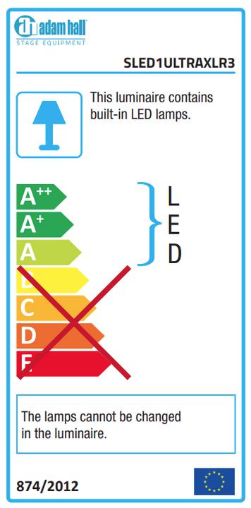 Image du produit Adam Hall SLED Ultra XLR Luminaire XLR