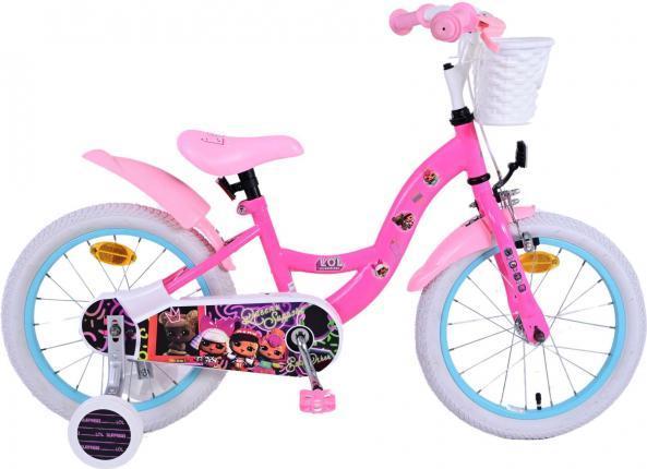 L.O.L. Surprise! Surprise 16 inch children's bike pink - safety, comfort and fun all in one! (16")