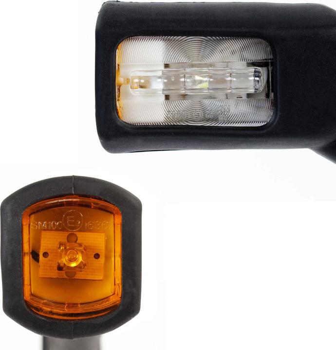 Image du produit Wiltec Feux de gabarit 2x4 LED 12V Forme carrée Feux d’encombrement Remorque Feux de position Auto