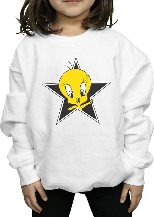 Immagine prodotto Looney Tunes Tweety Pie Star Felpa Ragazze (152, 158)