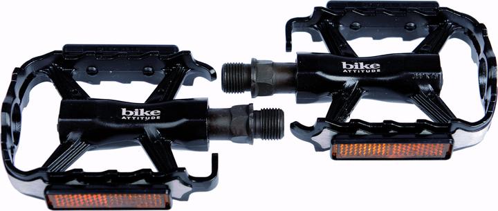 Image du produit Bike Attitude Wellgo Pédale MTB M224G-DU 9/16" alu noir-argent OEM