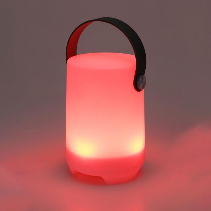 Produktbild Home&Styling Tischlampe Akku mit 4 Lichtmodi in weiss & 16 RGB-Farben, IP44