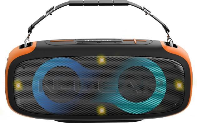 Productafbeelding N-Gear Blazooka 830 - Draagbare Bluetooth Luidspreker - Karaoke Set - Met Microfoon & Verlichting - IPX5 (6 h)
