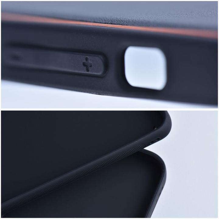 Actual product image OEM Back panel cover LEATHER case for SAMSUNG S24 Plus black (Samsung Galaxy S24+)