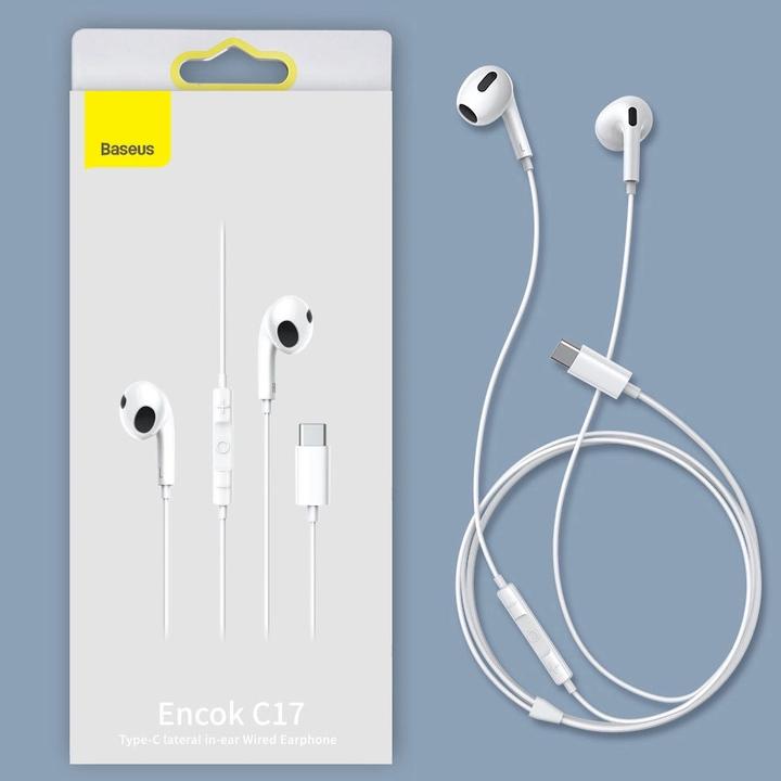 Actual product image Baseus Encok C17 (No noise cancelling, Cable)