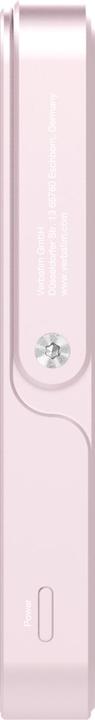 Actual product image Verbatim Charge ‘n’ Go Power Bank with Stand Magnetic Wireless 10000mAh - Pink (10000 mAh, 20 W, 37 Wh)