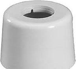 Actual product image Milton Lloyd Primeo rosette white 40mm - plastic drainpipe
