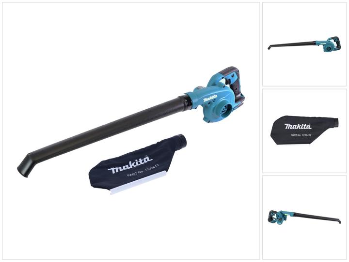 Makita DUB 186 Z Akku Gebläse Laubbläser 18 V + Fangsack - ohne Akku, ohne Ladegerät (Akkubetrieb, Laubbläser)