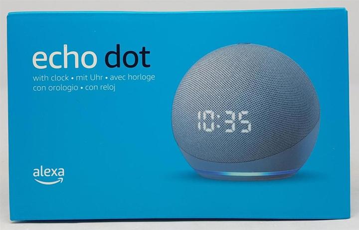 Image du produit Amazon Echo Dot (4ème génération) avec horloge (Amazon Alexa)