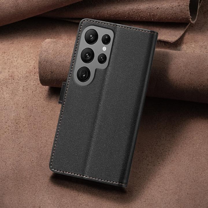 Produktbild Binfen Color Galaxy S25 Ultra - BINFEN Leder Etui Hülle mit RFID Blocker (Samsung Galaxy S25 Ultra)