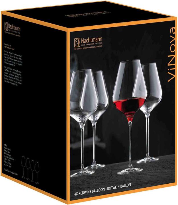 Immagine prodotto Nachtmann ViNova (84 cl, 4 Occhiali, Bicchieri da vino rosso)