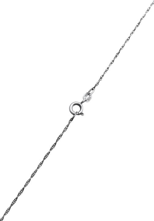 Produktbild Kuzzoi Halskette Peace Friedenszeichen Figarokette 925 Silber (925er Sterling Silber, 60 cm)