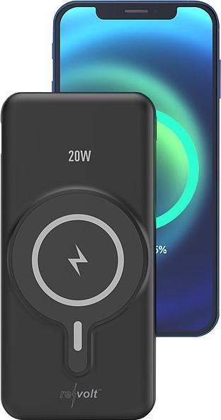 Immagine prodotto Revolt Stazione di ricarica magnetica (10000 mAh, 20 W, 37 Wh)