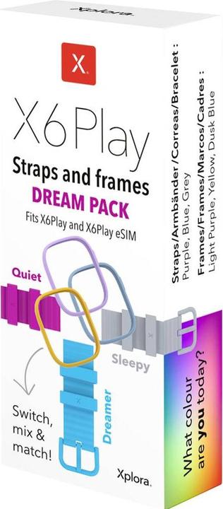 Actual product image Xplora X6 Straps and Frames (Dream Pack) (Plastic)
