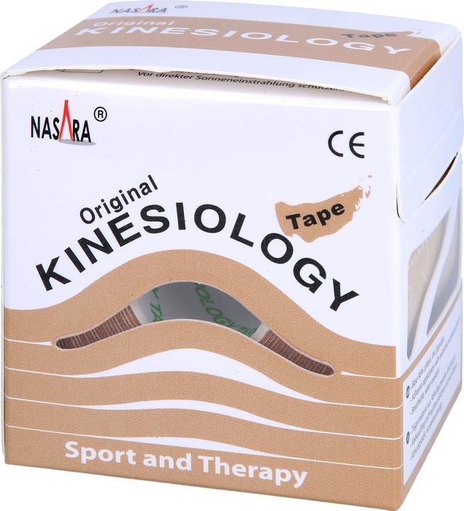 Produktbild Mikros NASARA Kinesiologie Tape Beige 5cmx5m, 1 St PFL (5 m)