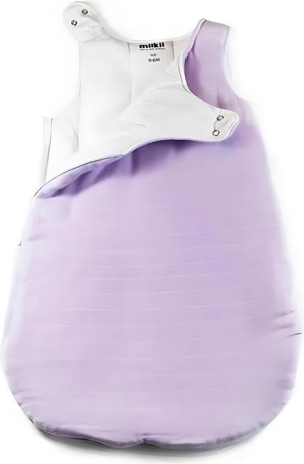 Immagine prodotto Milkii Sacco a pelo in mussola di cotone, viola nebbia, 12-24 mesi (1.0 TOG)