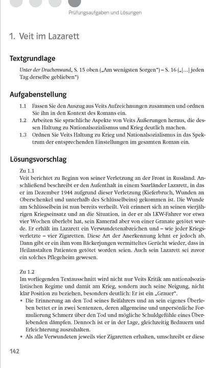 Produktbild Lektürehilfen Arno Geiger 'Unter der Drachenwand' (Deutsch, Kaltenbach, Elisabeth, 2021)