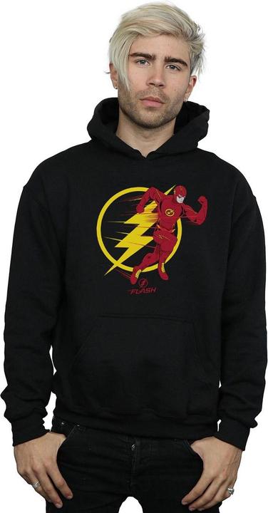 Actual product image Mens The Flash Running Emblem Hoodie (XL)