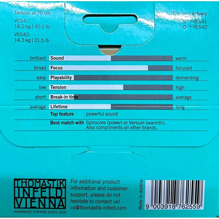 Actual product image Thomastik Versum Solo A+D 4/4 (2 x, Cello)