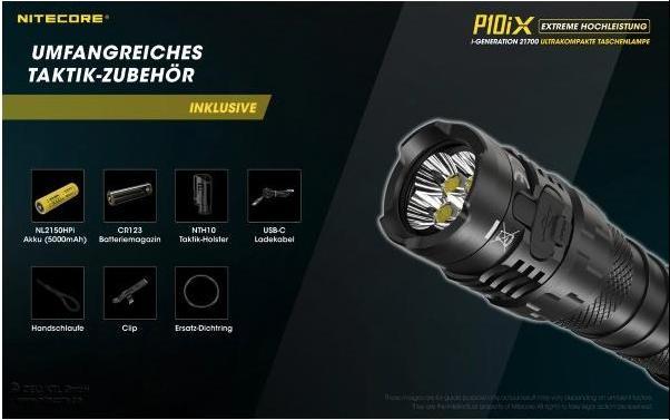 Produktbild Nitecore P10iX - 4000 Lumen (13.72 cm, 4000 lm)