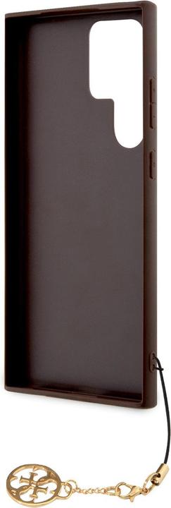 Actual product image Guess 4G Charms Case for Samsung Galaxy S24 Ultra - brown (Samsung Galaxy S24 Ultra)