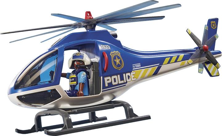 Actual product image Playmobil Police helicopter: parachute chase (70569, Playmobil City Life)