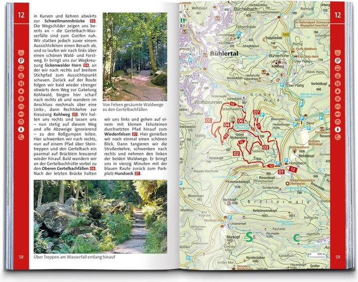 Actual product image Hiking guide Black Forest Central-North, 50 tours