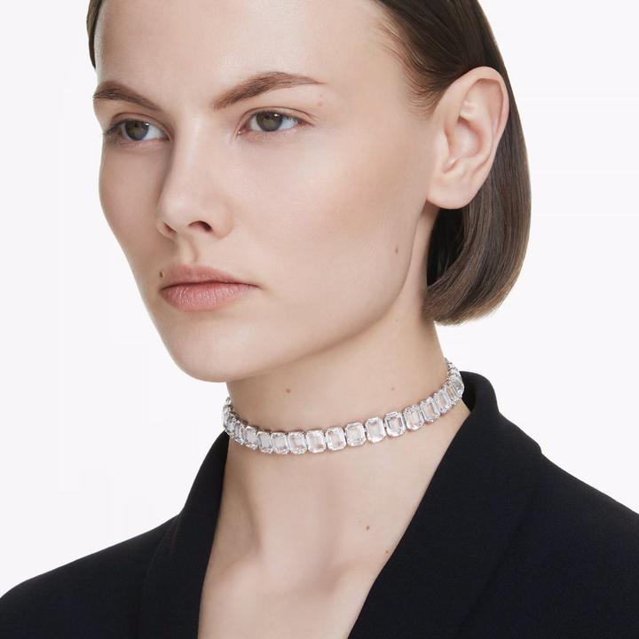 Produktbild Swarovski Millenia Halsband Oktagon Schliff Weiss (Swarovski Metall)