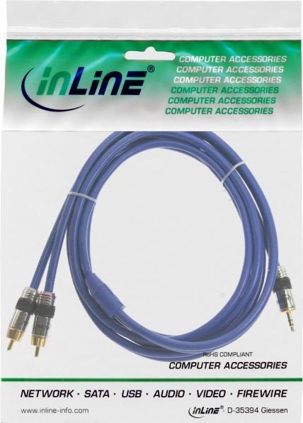 Image du produit InLine Cinch - 3,5 mm (7 m, Jack 3,5 mm (AUX), RCA)