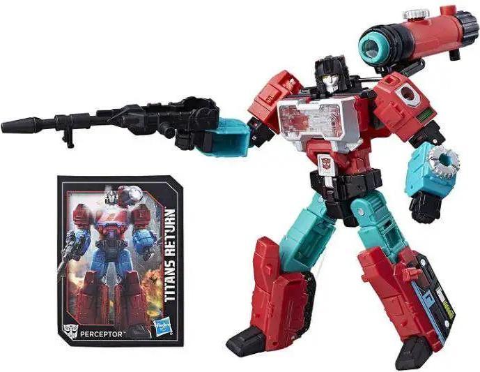 Actual product image Hasbro Transformers Generations Titans Return Convex & Perceptor Deluxe Action Figure