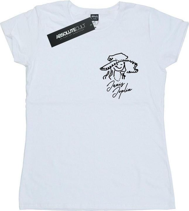 Produktbild Janis Joplin Outline Sketched TShirt (S)