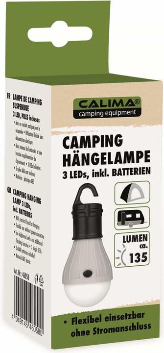 Immagine prodotto Calima ATTREZZATURE DA CAMPEGGIO Luce a sospensione LED da campeggio 46058
