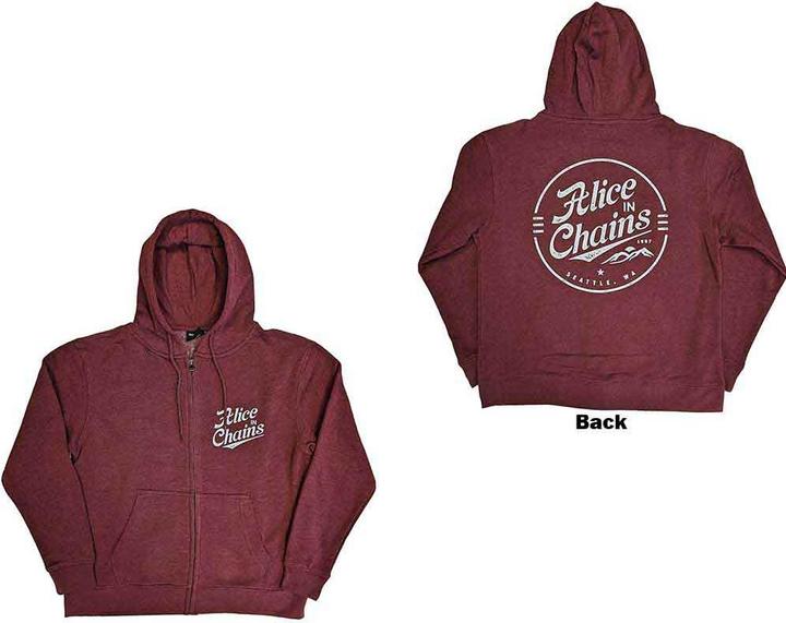 Alice In Chains Circle Emblem (Zipper-Hoodie)