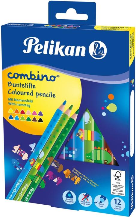 Produktbild Pelikan COMBINO - Farbstifte (Multicolor, 12 x)