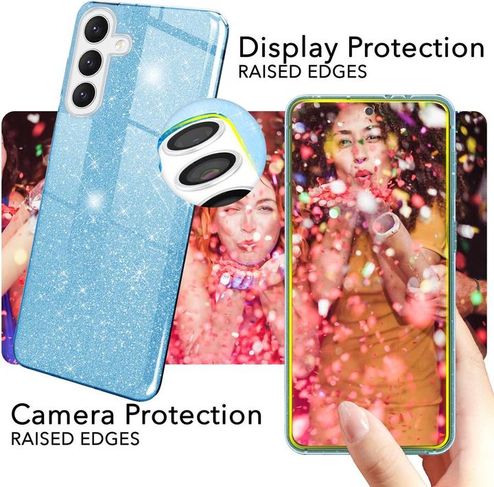 Immagine prodotto Nalia Copertina ibrida glitterata (Samsung Galaxy S24+)