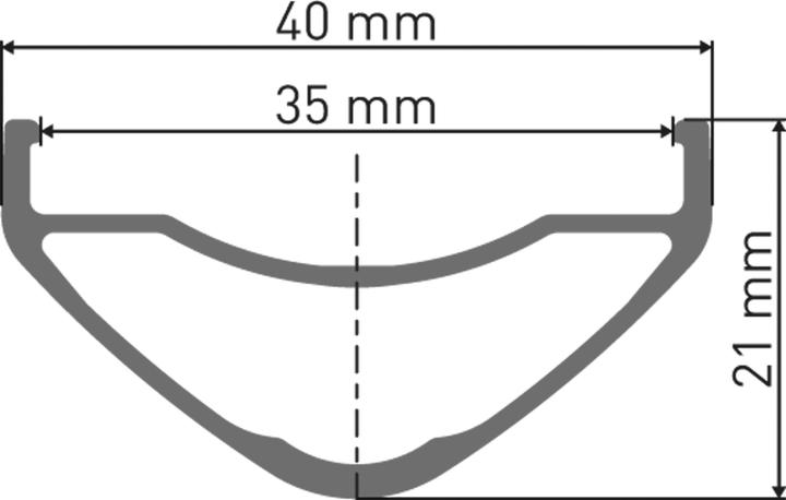 Image du produit DT Swiss HX 1700 Spline (Roue arrière, 27.5")